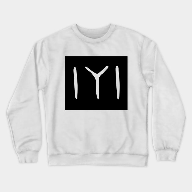 Black Kayi Tribe Flag Symbol from Dirilis/Resurrection Ertugrul Crewneck Sweatshirt by TerrificTees